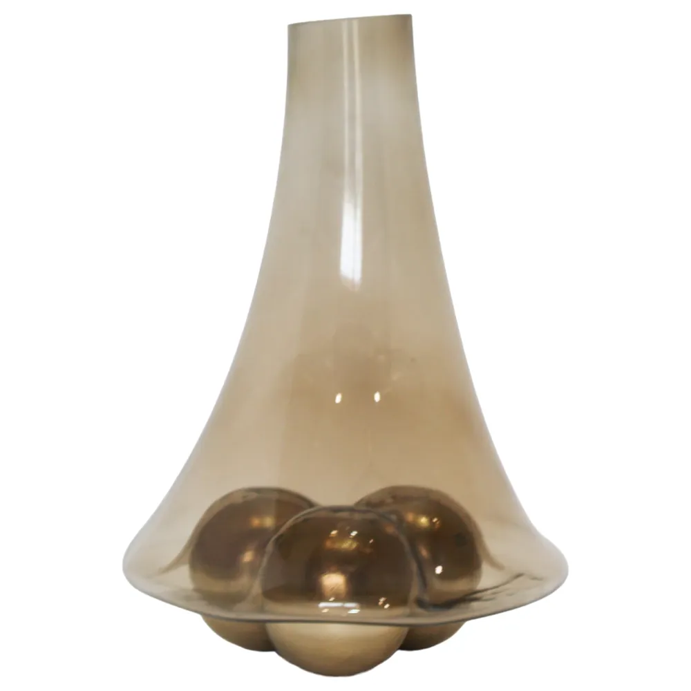 BAYSTONE GOLD GLASS VASE 17 (IN)