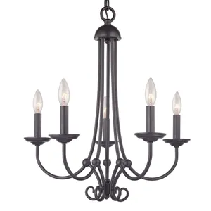 Montgomery 20'' Wide 5-Light Chandelier - Oil Rubbed Bronze 4