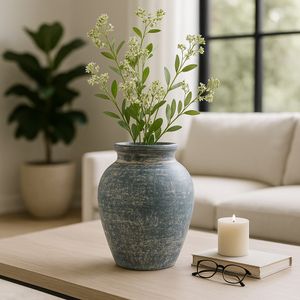 CARLINROSE BLUE VASE 11 (IN) 11