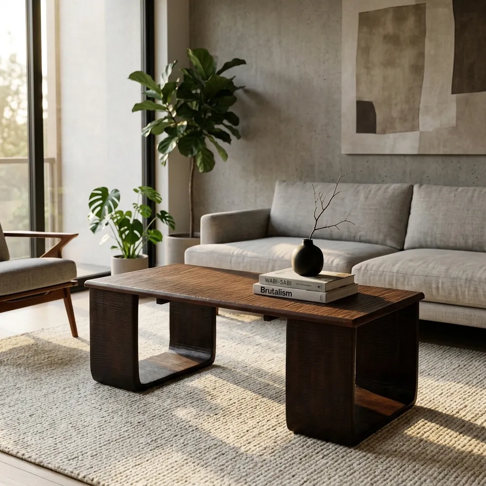 ELWYNGATE BROWN COFFEE TABLE 18 (IN)