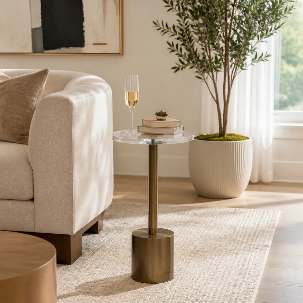 HOLLISOAK CLEAR TABLE 21 (IN)