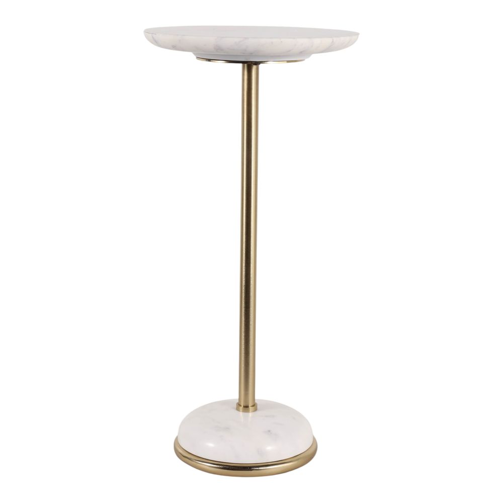 GORDENVIEW WHITE ACCENT TABLE 25 (IN)