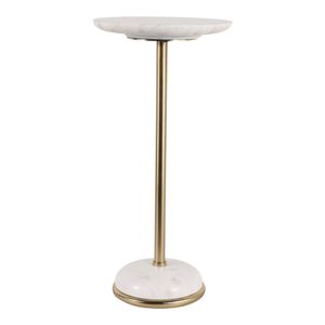 GORDENVIEW WHITE ACCENT TABLE 25 (IN) 4