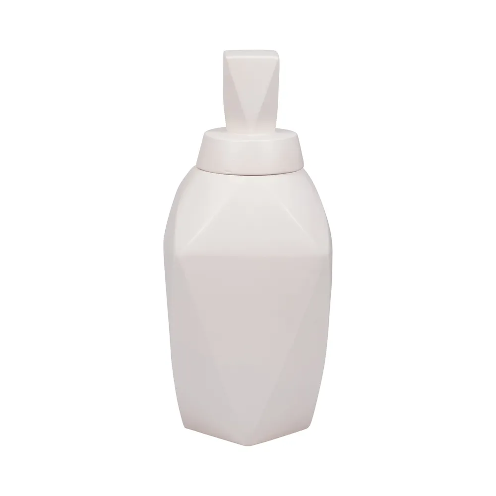 HALTONWORTH WHITE VASE 19 (IN)