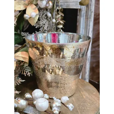Lg Timeworn Elegance Vase 6.5x6.5x5.5in