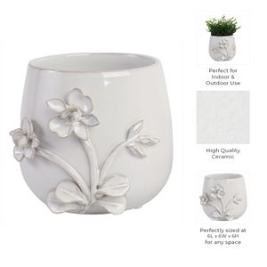 VINSONRUN IVORY PLANTER 6 (IN) 10