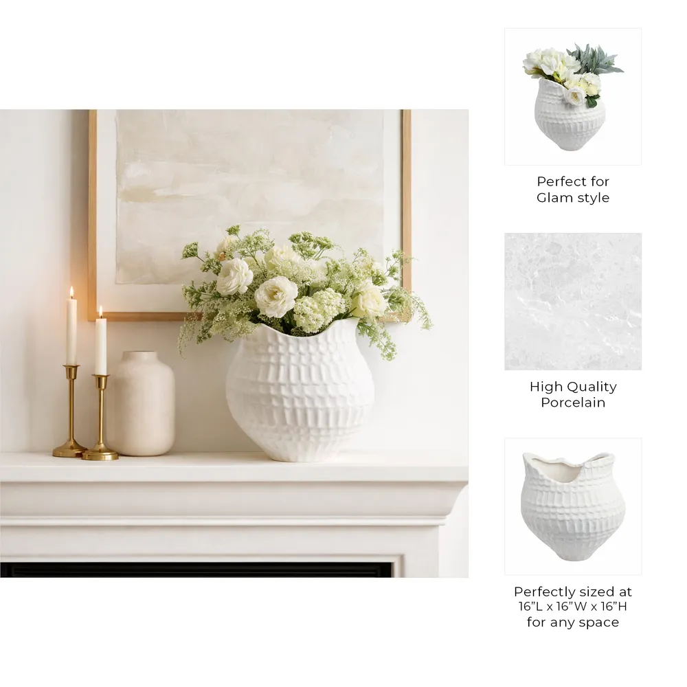 DILLONGROVE IVORY VASE 16 (IN)