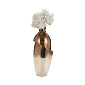 NASHCLIFF BRONZE GLASS VASE 19 (IN) 3