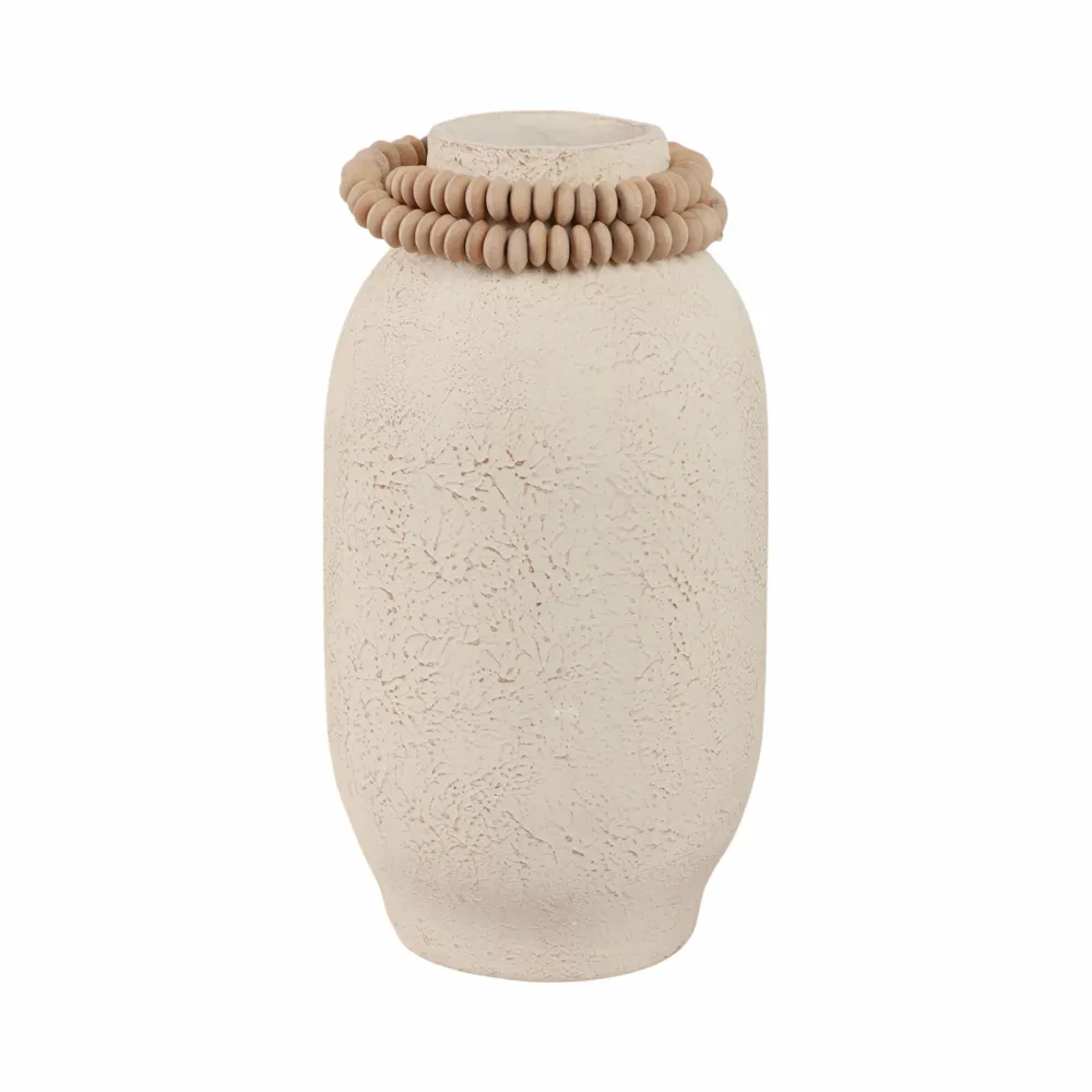 GLASTON IVORY VASE 16 (IN)