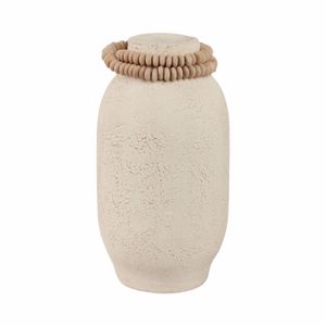 GLASTON IVORY VASE 16 (IN) 4