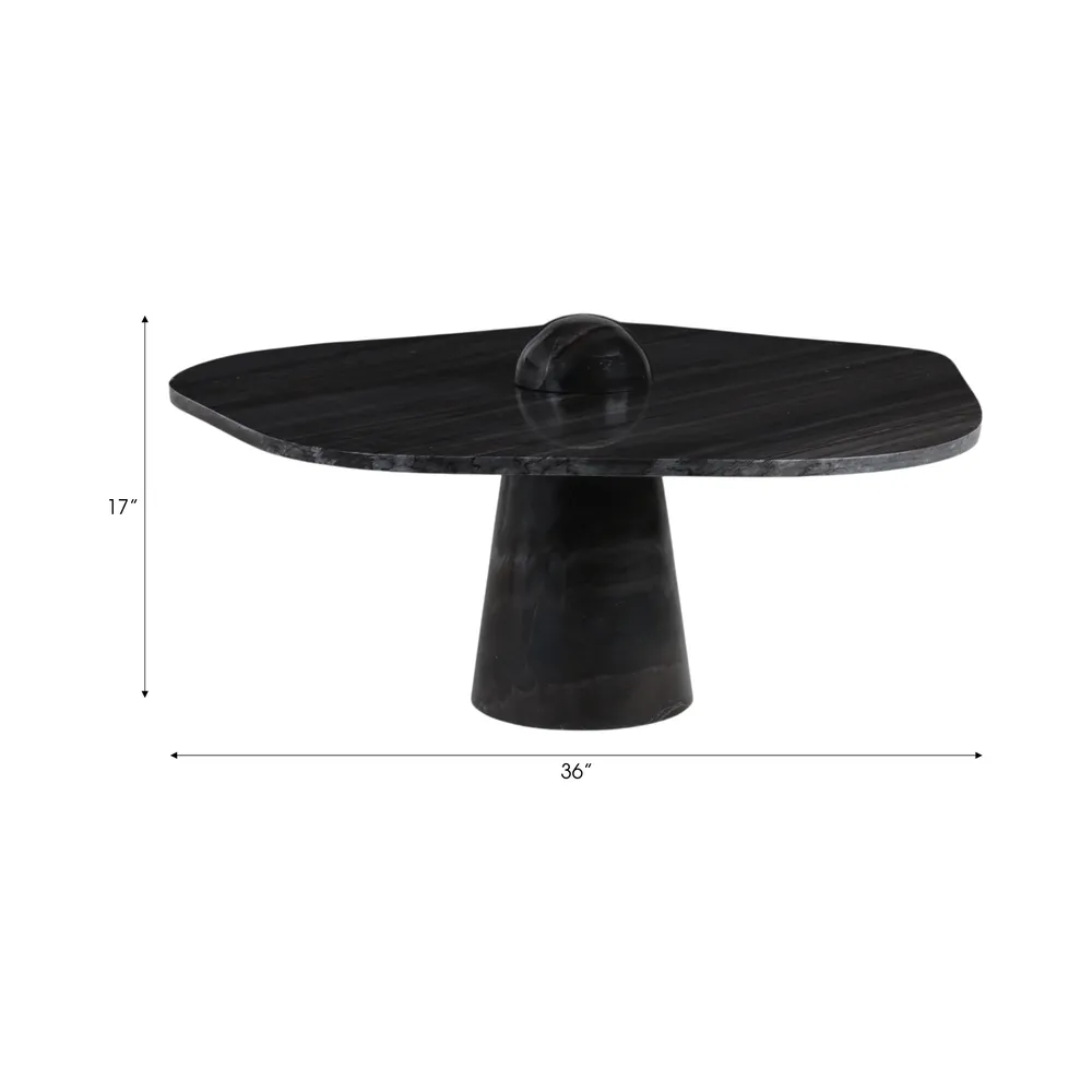 HADLEYGROVE BLACK COFFEE TABLE 17 (IN)