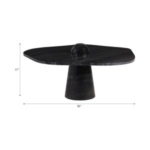 HADLEYGROVE BLACK COFFEE TABLE 17 (IN) 9