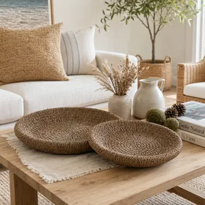 HARKENHAVEN SET OF 2 TAN TRAY 3 (IN) 2