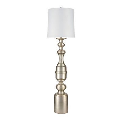 Cabello 78″ High 1-Light Floor Lamp - Antique Silver
