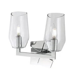 Gaia 11.5″ Wide 2-Light Vanity Light - Chrome 1