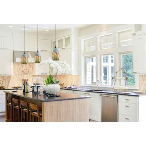 Geologic 6'' Wide 1-Light Mini Pendant - Satin Nickel 7
