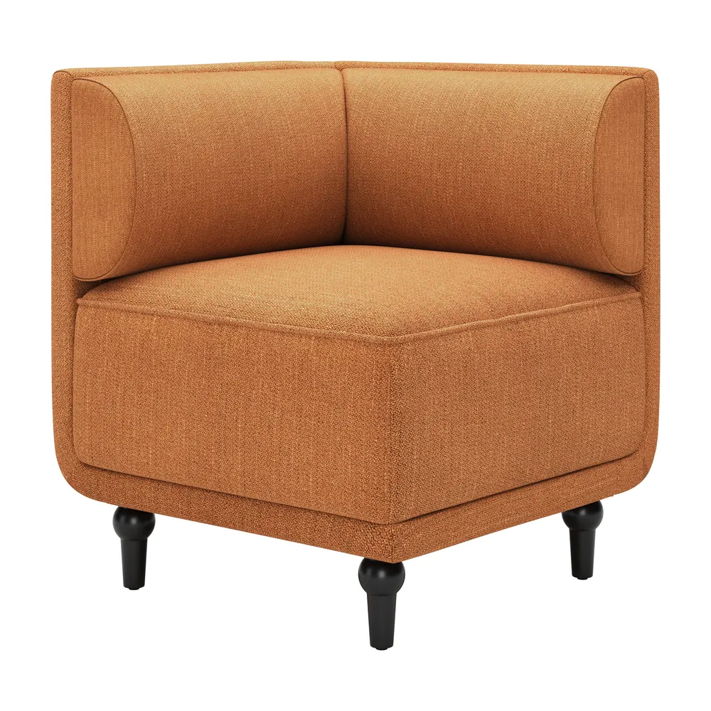 Malben Corner Chair Brown