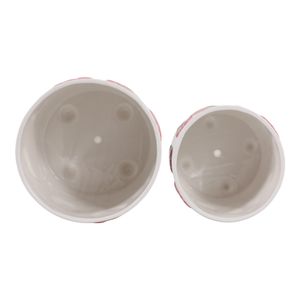 GARTONDALE SET OF 2 PINK PLANTER 8 (IN) 7