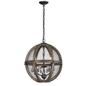 Renaissance Invention 18'' Wide 3-Light Chandelier - Weathered Zinc 1