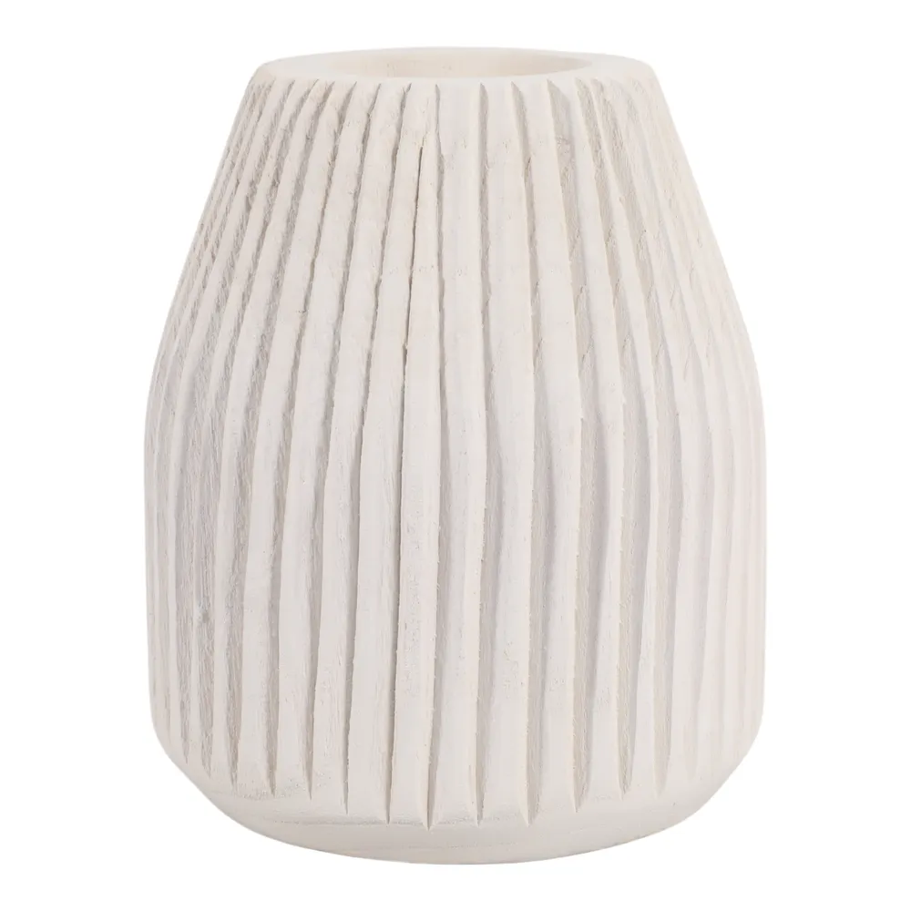 WESTONGATE WHITE VASE 9 (IN)
