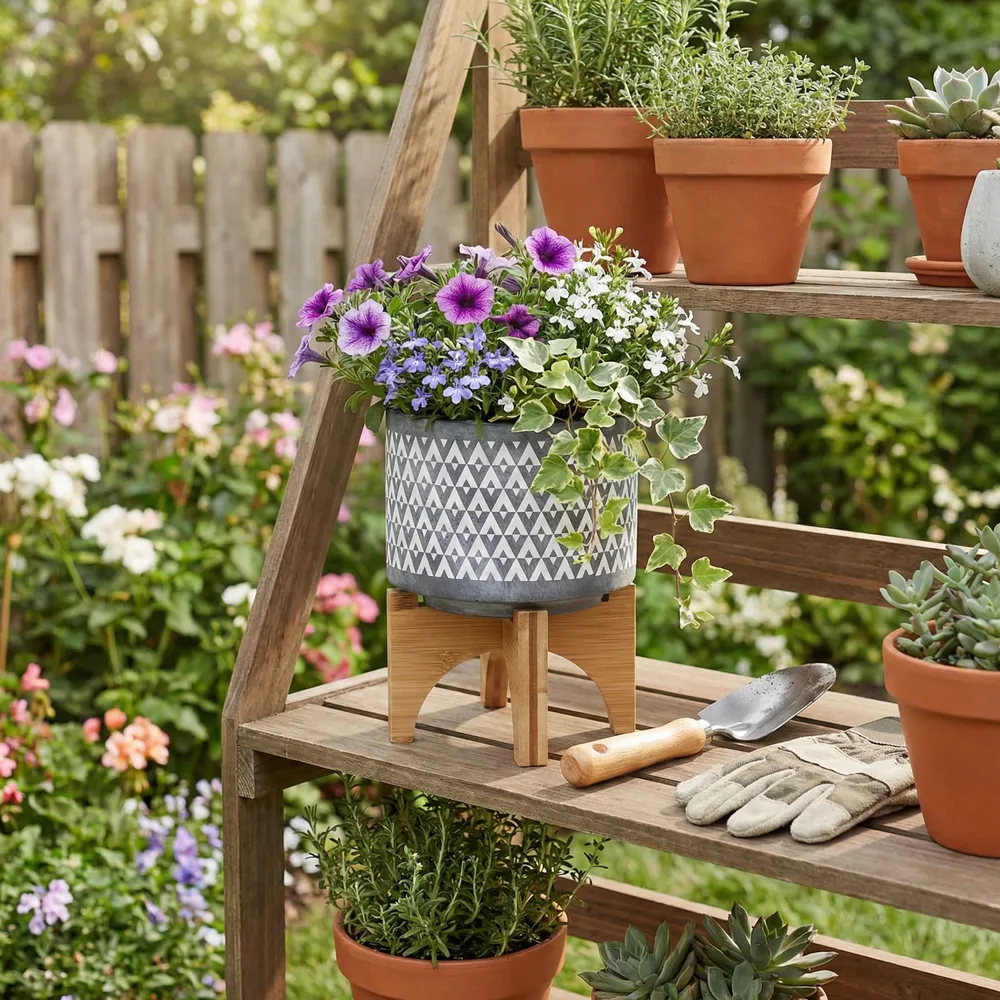 LYNNMILL GRAY PLANTER 6 (IN)