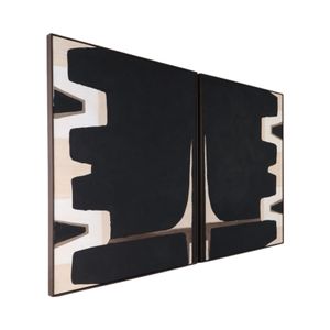 CASPERLAND SET OF 2 BLACK ART 48 (IN) 3