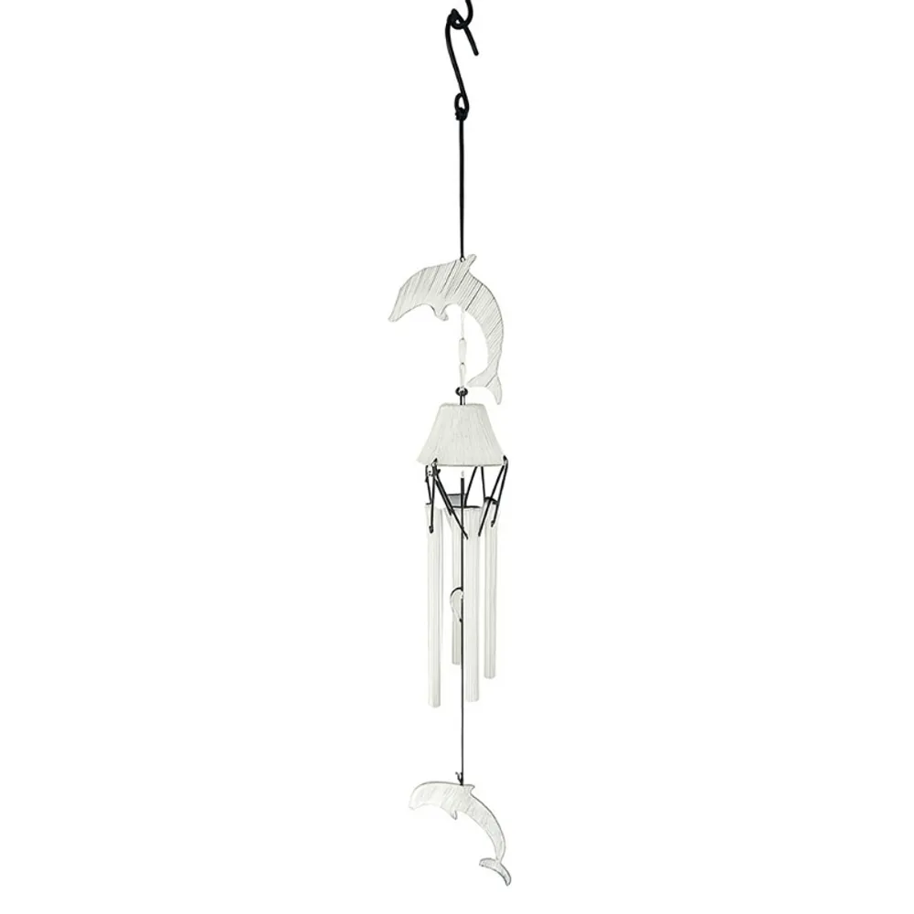 20-1/2" WHITE DOLPHIN WINDCHIME
