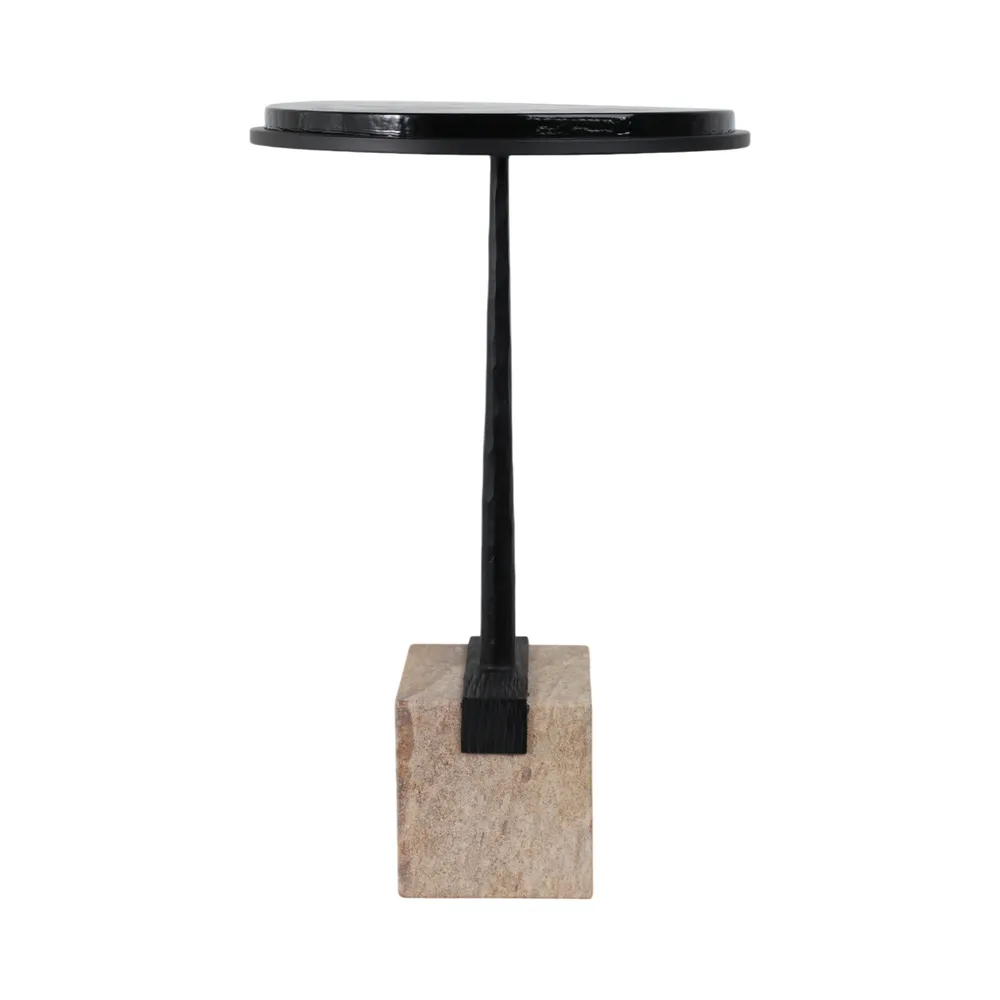 BECKSHAW BLACK TABLE 26 (IN)