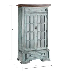 Hart Cabinet - Tall Blue 2