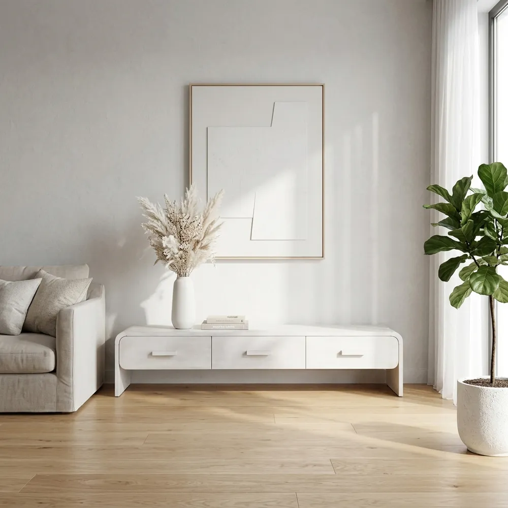 BLANTONSTONE WHITE CONSOLE 71 (IN)