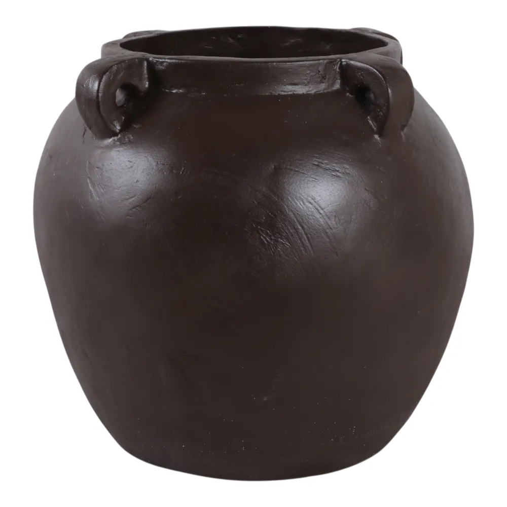HARLEMRUN BROWN VASE 14 (IN)