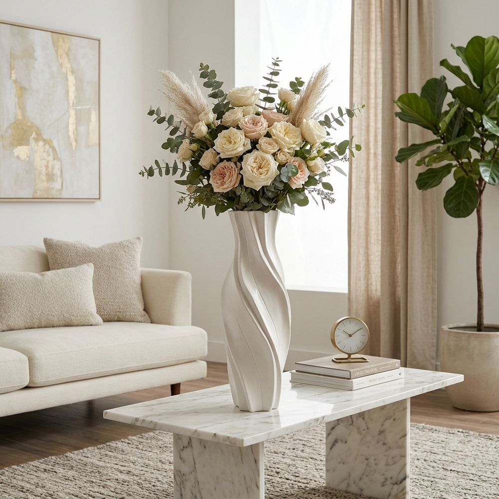 DORIANWIND IVORY VASE 25 (IN)