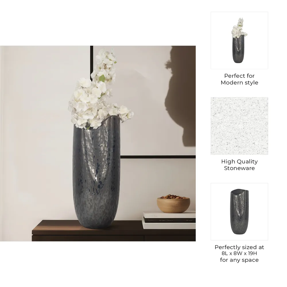 DALTONLAND BLACK VASE 19 (IN)