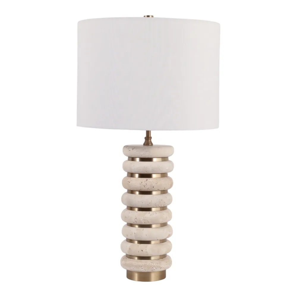 FORDSTONE TAN LAMP 26 (IN)