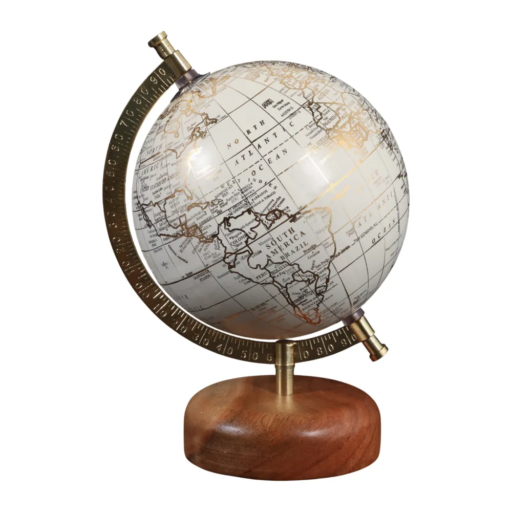 INGRIDDALE WHITE GLOBE 10 (IN)