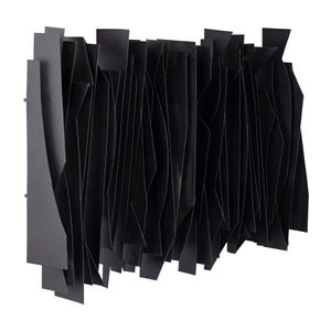 Ridge Dimensional Wall Art - Black 3