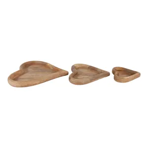 ISLESIDE SET OF 3 BROWN WOOD 2 (IN) 6
