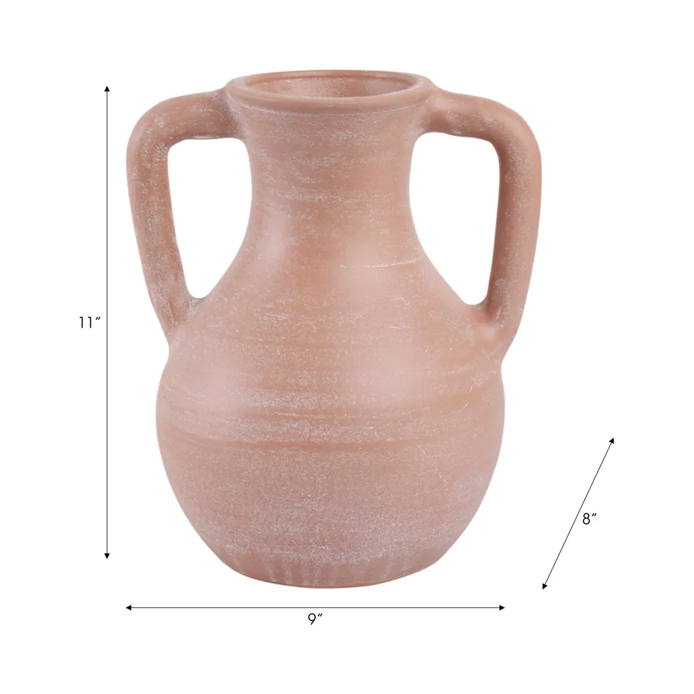 SHERMANCLIFF BROWN VASE 12 (IN)