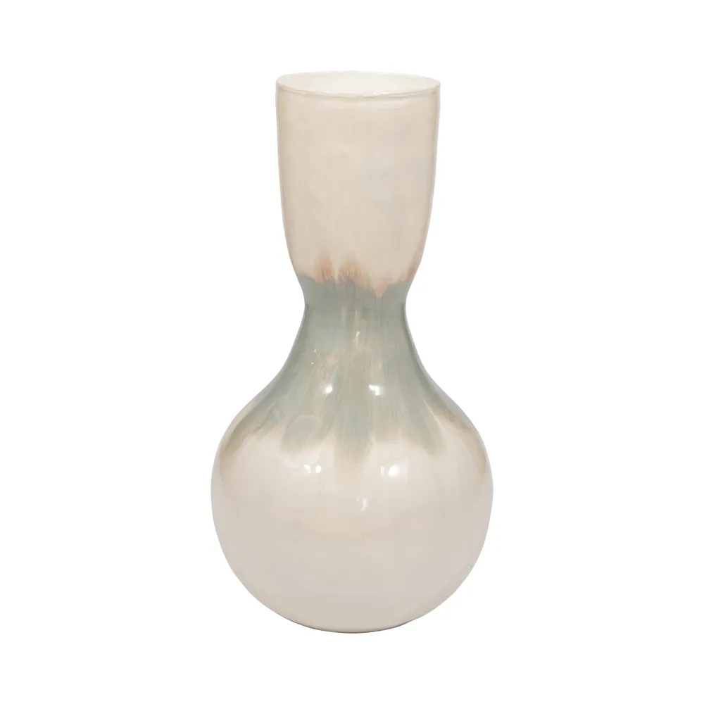 COLINWIND WHITE VASE 18 (IN)
