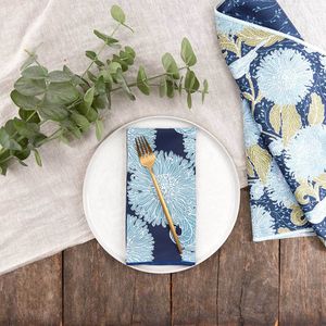 Chrysanthemum Flower Eco Dinner Napkins (Set of 6) 3