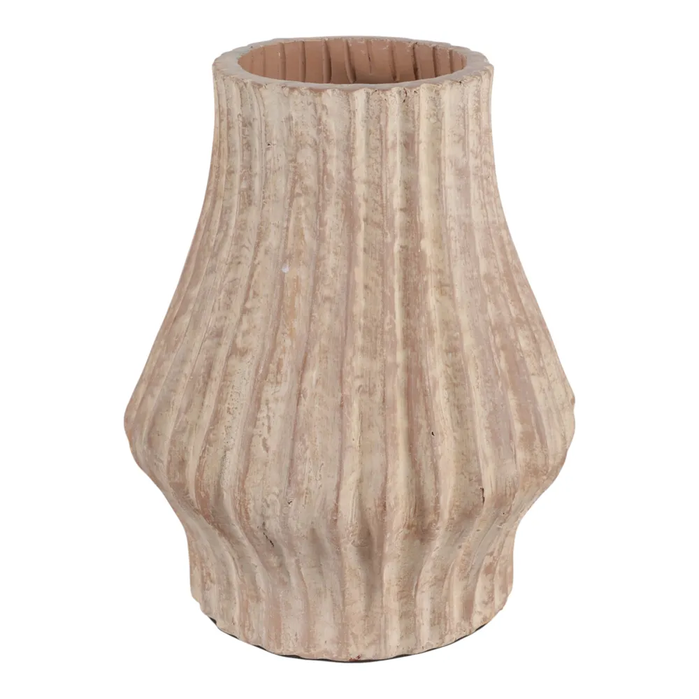 FALTONLAKE BROWN VASE 16 (IN)