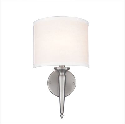 Georgetown 15.25″ High 1-Light Sconce - Brushed Nickel