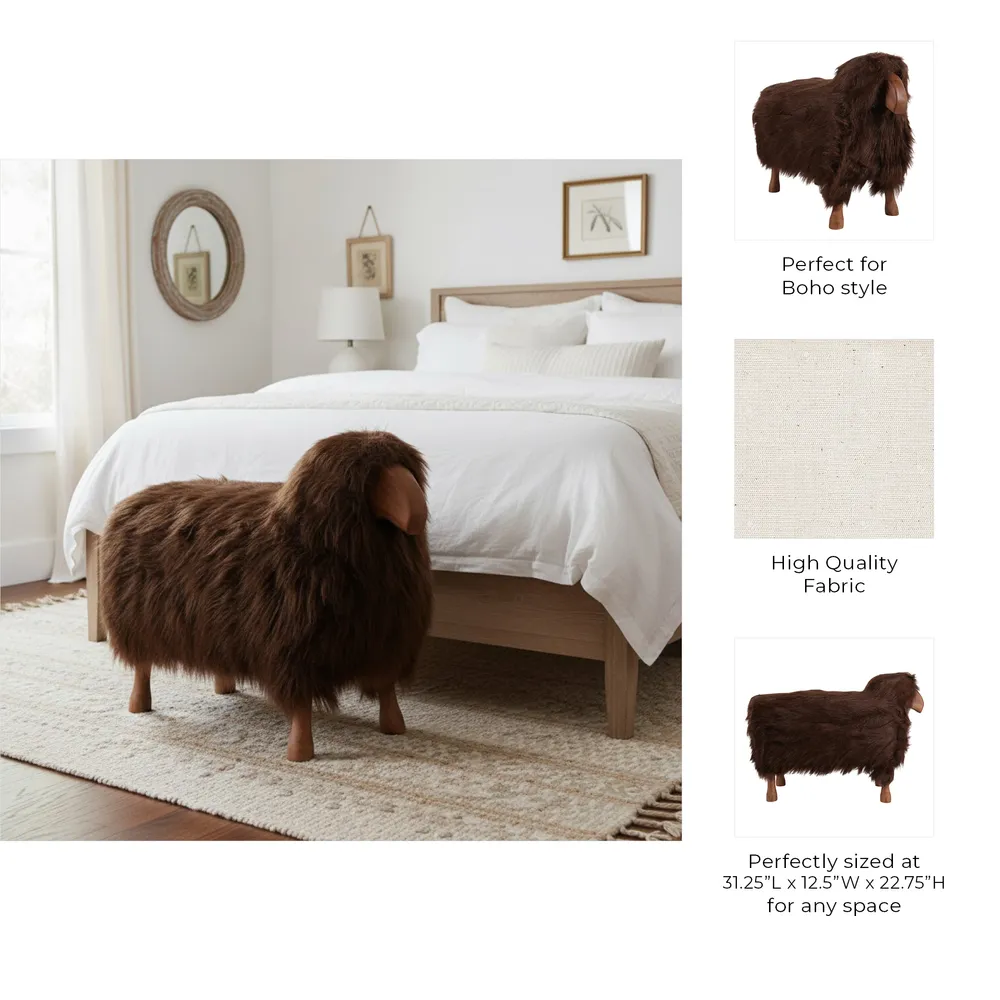 LEOLAND BROWN DECOR 24 (IN)