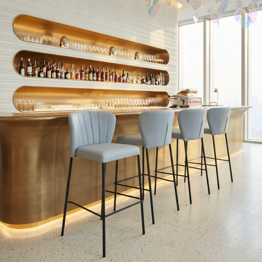 Linz Barstool Gray
