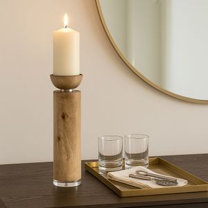 DOVERWELL BROWN CANDLE HOLDER 14 (IN) 2