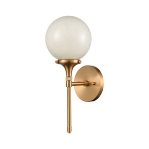 Beverly Hills 15'' High 1-Light Sconce - Satin Brass 2