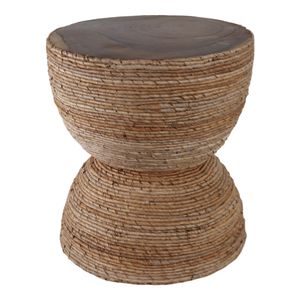 BRUNOFIELD BROWN TABLE 18 (IN) 4