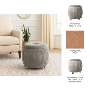 HENLEYFORD BROWN STOOL 18 (IN) 10
