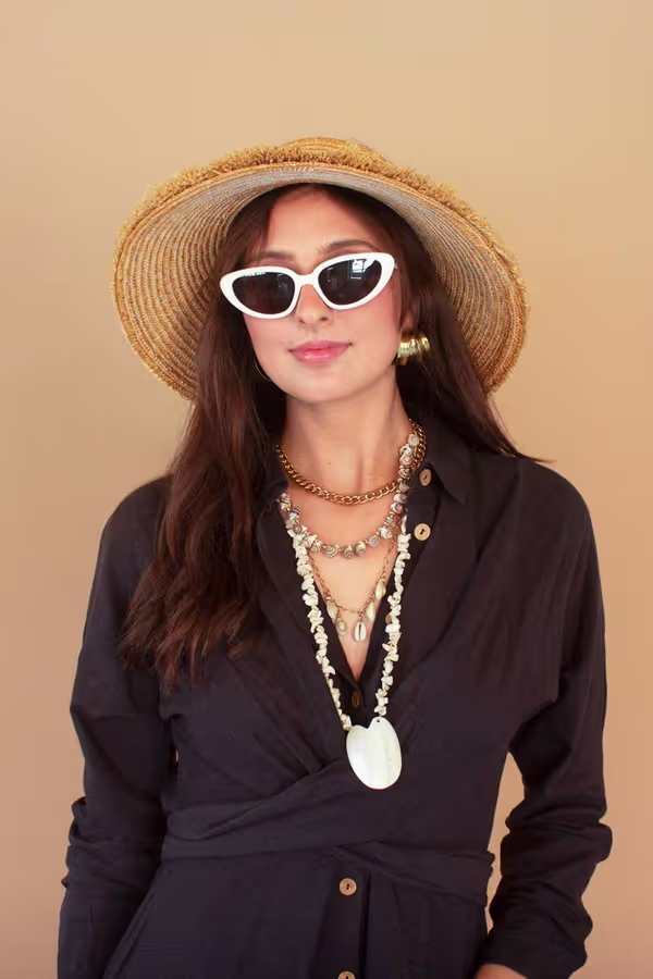 Long-Sleeve Dress with Front-Tie Detail
