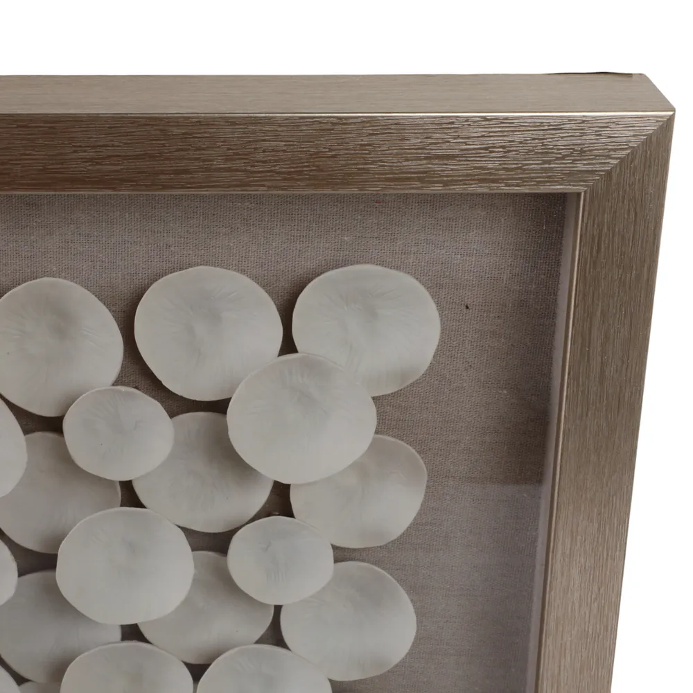 PEARLWAY SET OF 2 WHITE ART 2 (IN)